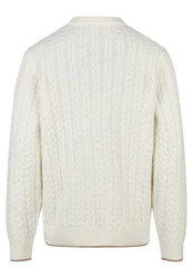 HECHTER PARIS Strickpullover Regular Fit Weiß/Creme