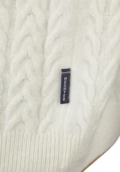 HECHTER PARIS Strickpullover Regular Fit Weiß/Creme