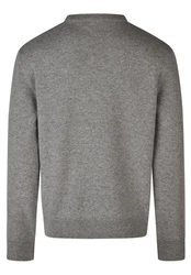 HECHTER PARIS Strickpullover Modern Fit Grau/Dunkelgrau/Hellgrau