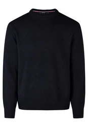 HECHTER PARIS Strickpullover Modern Fit Dunkelblau/Schwarz/Blau