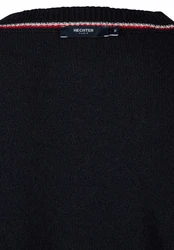 HECHTER PARIS Strickpullover Modern Fit Dunkelblau/Schwarz/Blau
