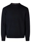 HECHTER PARIS Strickpullover Modern Fit Dunkelblau/Schwarz/Blau