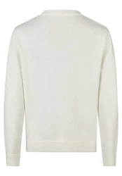HECHTER PARIS Strickpullover Modern Fit Weiß/Creme/Khaki/Beige