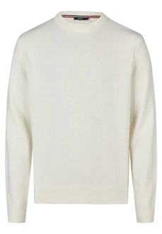 HECHTER PARIS Strickpullover Modern Fit Weiß/Creme/Khaki/Beige