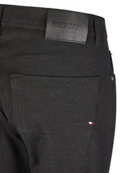 HECHTER PARIS Stoffhose 5-Pocket Belfort Dunkelgrau/Khaki/Grau