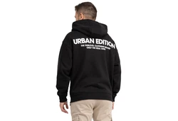 SUBLEVEL Kapuzenpullover Hoodie Kapuzenjacke Sweater Schwarz/Dunkelgrau