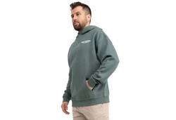 SUBLEVEL Kapuzenpullover Hoodie Kapuzenjacke Sweater Grün/Dunkelgrün/Hellgrün