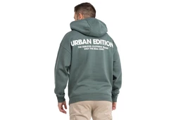 SUBLEVEL Kapuzenpullover Hoodie Kapuzenjacke Sweater Grün/Dunkelgrün/Hellgrün