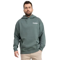 SUBLEVEL Kapuzenpullover Hoodie Kapuzenjacke Sweater Grün/Dunkelgrün/Hellgrün