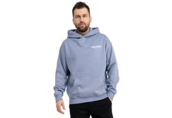 SUBLEVEL Kapuzenpullover Hoodie Kapuzenjacke Sweater Blau/Hellblau/Grau/Dunkelblau