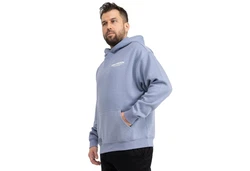 SUBLEVEL Kapuzenpullover Hoodie Kapuzenjacke Sweater Blau/Hellblau/Grau/Dunkelblau