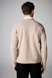 Next 2-in-1 Pullover Hemdeinsatz Braun/Beige/Khaki
