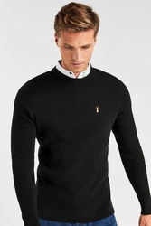 Next 2-in-1 Pullover Hemdeinsatz Schwarz