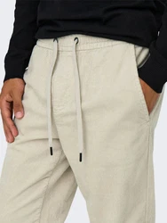ONLY & SONS Cordhose Khaki