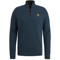 PME LEGEND Strickpullover Troyer Hellblau/Blau/Dunkelblau