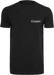 Mister Tee T-Shirt Compton Tee Schwarz/Dunkelrot/Rot/Türkis