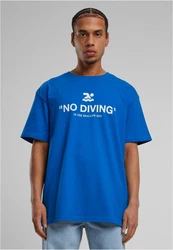 MT Upscale T-Shirt No Diving Heavy Tee Hellblau/Blau