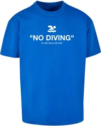 MT Upscale T-Shirt No Diving Heavy Tee Hellblau/Blau