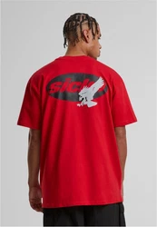 Upscale by Mister Tee Sick Eagle Heavy Oversize Tee Rot/Dunkelrot