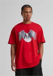 Upscale by Mister Tee Sick Eagle Heavy Oversize Tee Rot/Dunkelrot