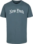 Mister Tee T-Shirt New York Wording Tee Blau/Dunkelblau/Grau/Hellblau
