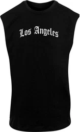 T-Shirt Los Angeles Wording Sleeveless Tee