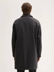 TOM TAILOR Denim Mantel Relaxed mit Innentasche Dunkelgrau/Grau/Schwarz