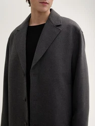 TOM TAILOR Denim Mantel Relaxed mit Innentasche Dunkelgrau/Grau/Schwarz