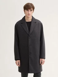 TOM TAILOR Denim Mantel Relaxed mit Innentasche Dunkelgrau/Grau/Schwarz