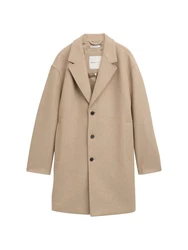 TOM TAILOR Denim Mantel Relaxed mit Innentasche Beige/Khaki/Braun