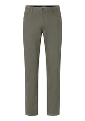 Redpoint Stoffhose MONTREAL Straight Fit Khaki/Dunkelgrün