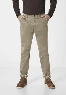 Redpoint Chinohose ODESSA THERMO Regular Fit Khaki