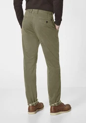 Redpoint Chinohose ODESSA THERMO Regular Fit Khaki/Dunkelgrün