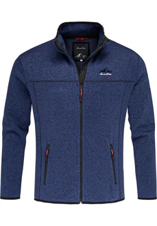 Amaci&Sons Fleecejacke HARVEY Dunkelblau/Blau/Hellblau
