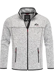 Fleecejacke HARVEY Fleecejacke Herren Strickfleece Sweatjacke Zipper Fleecepullover