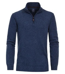 Redmond Strickpullover Blau/Dunkelblau