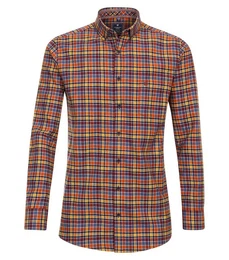 Langarmhemd kariert Comfort Fit