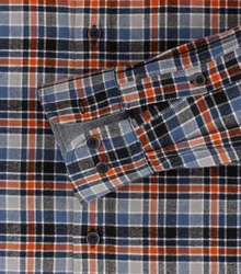 Redmond Langarmhemd Comfort Fit Rot/Mischfarben