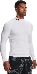 Unterziehshirt UA CG ARMOUR COMP MOCK WHITE/COOL GREY-BLACK-HYPER PI