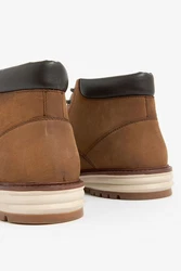 Next Sportliche Lederstiefel Braun/Beige