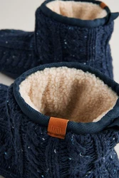Next Gestrickte Hausstiefel Dunkelblau/Blau