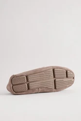 Next Mokassins Hausschuh Braun/Grau/Beige/Khaki/Lila