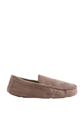 Next Mokassins Hausschuh Braun/Grau/Beige/Khaki/Lila