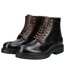 Sneaky Steve Stiefelette Schnürstiefelette Dunkelbraun/Braun/Schwarz