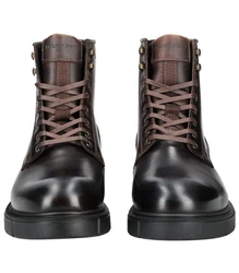 Sneaky Steve Stiefelette Schnürstiefelette Dunkelbraun/Braun/Schwarz