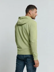 NO EXCESS Sweatshirt Hooded Full Zipper Jacquard Sweater 