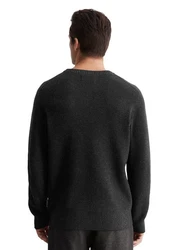 Marc O'Polo Rundhalspullover Dunkelgrau/Grau/Khaki