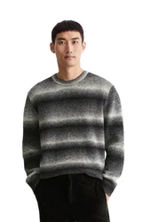Marc O'Polo Rundhalspullover Schwarz/Grau/Grün/Creme