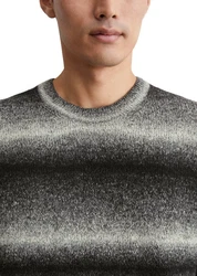 Marc O'Polo Rundhalspullover Schwarz/Grau/Grün/Creme