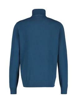 LERROS Strickpullover Flachstrick-Troyer mit Reißverschlusskragen
